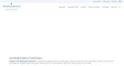 Desktop Screenshot of neurosurgicalva.com